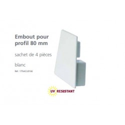 Embout support au sol 80 mm - Climatisation