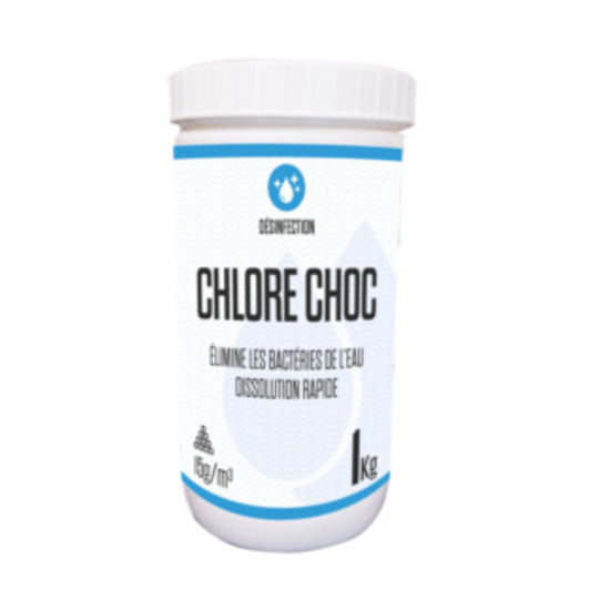 Chlore choc stabilisant 1 kg