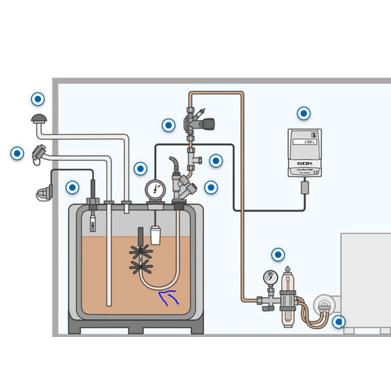 crepine d'aspiration simple conduite