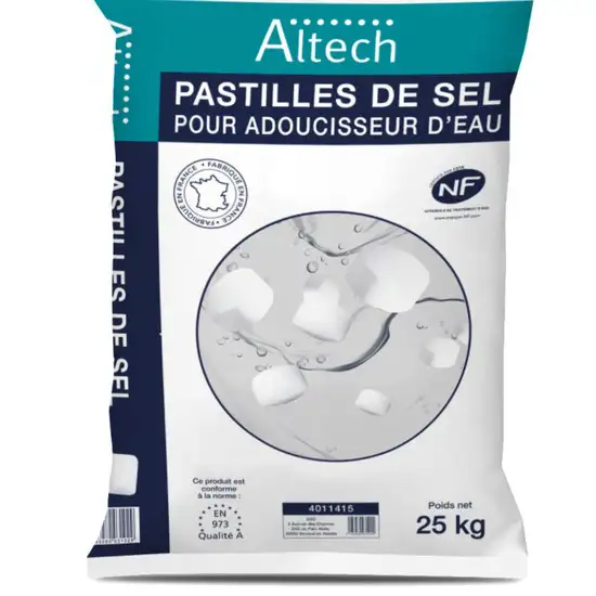 Pastilles de sel pour adoucisseur - 25 kg